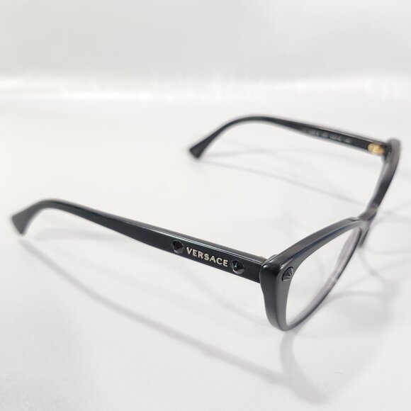 Versace Frames Only VE 3222-B Black Cat-eye Eyeglasses Retired GB1 54-16 140 - Picture 7 of 16